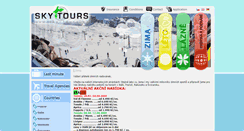 Desktop Screenshot of en.sky-tours.cz