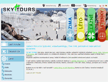 Tablet Screenshot of de.sky-tours.cz